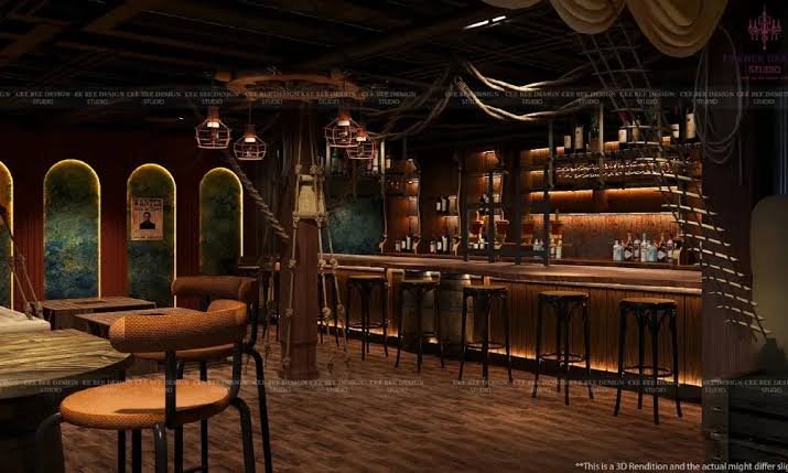 Modern Bar & Lounge Interior Architecture